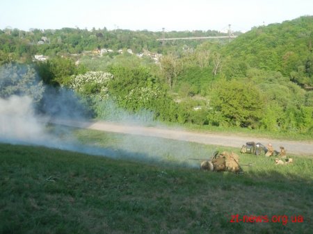 У Житомирі реконструювали бій часів Другої Світової Війни