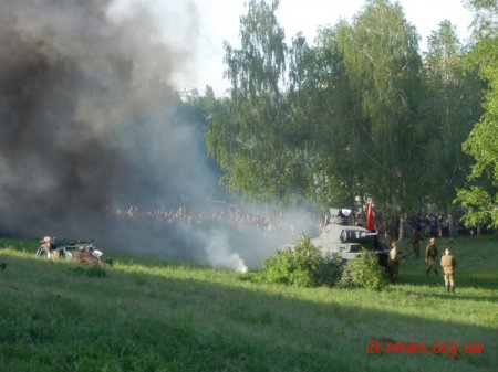 У Житомирі реконструювали бій часів Другої Світової Війни