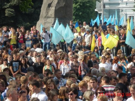 Антифашистський мітинг сьогодні пройшов у Житомирі