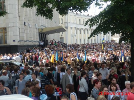Антифашистський мітинг сьогодні пройшов у Житомирі