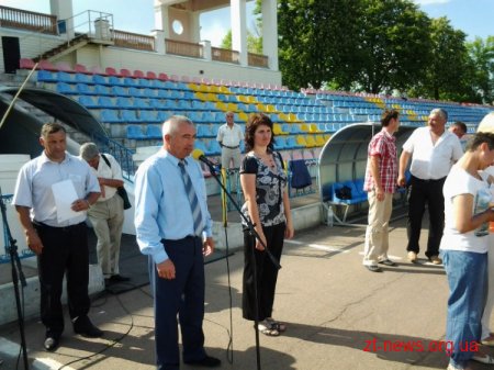 На спортивних майданчиках — житомирські депутати