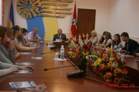 Йосип Запаловський ознайомив студентів із роботою органів місцевого самоврядування області