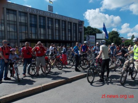 У Житомирі відбувся велопробіг за участю мера Дебоя