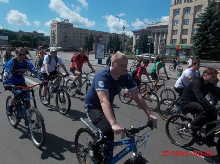 У Житомирі відбувся велопробіг за участю мера Дебоя