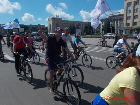 У Житомирі відбувся велопробіг за участю мера Дебоя