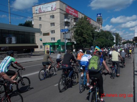У Житомирі відбувся велопробіг за участю мера Дебоя