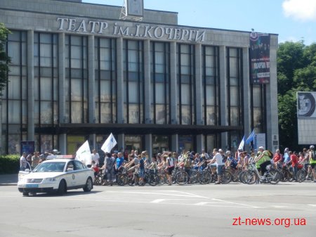 У Житомирі відбувся велопробіг за участю мера Дебоя