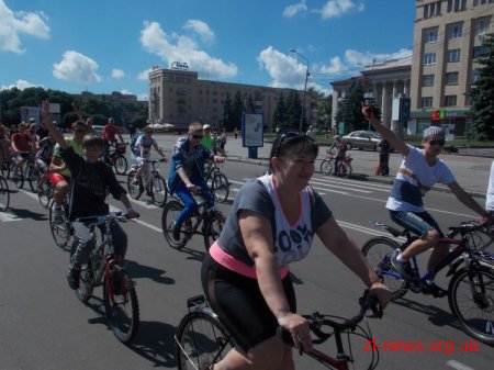 У Житомирі відбувся велопробіг за участю мера Дебоя