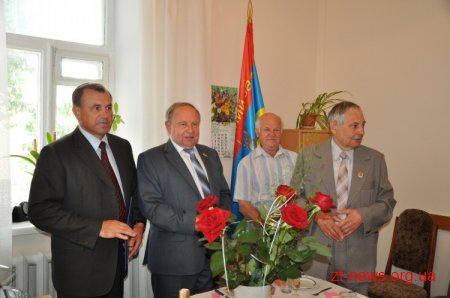 Очільники області привітали з днем народження голову обласної ветеранської організації Миколу Каширіна