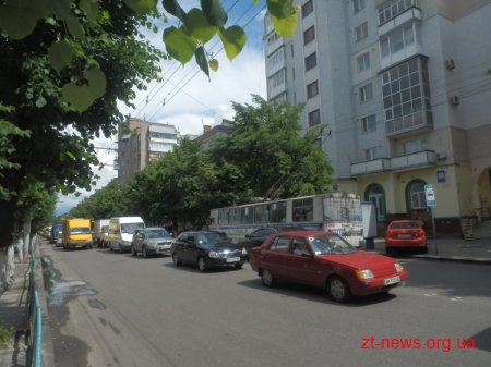 У Житомирі на вул. Київській дрібна аварія перекрила рух в бік центру