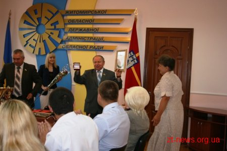 В обласній раді вітали кращих учасників Всеукраїнської спартакіади серед депутатів і працівників органів місцевого самоврядування