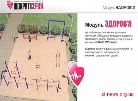 Влада планує поблизу мистецьких воріт у Житомирі зробити спорт майданчики