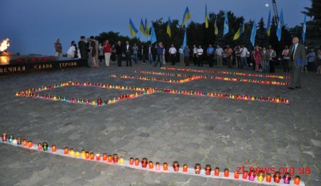 У Житомирі 22 червня зранку відбулася акція "Запали свічу"