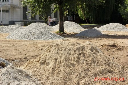 У Житомирі поблизу мистецьких воріт розпочали встановлення 4 спорт майданчиків