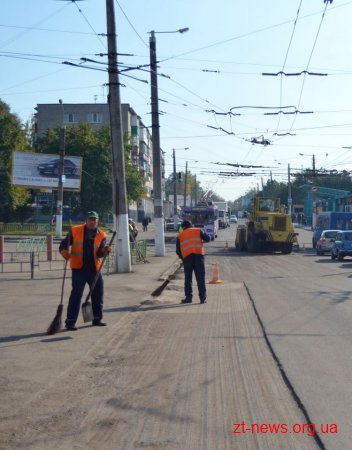 Ремонт доріг в Житомирі відновлено ОНОВЛЕНО