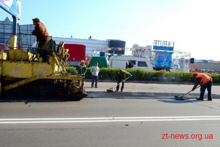 Ремонт доріг в Житомирі відновлено ОНОВЛЕНО