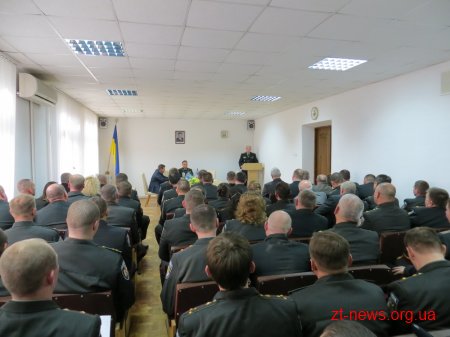 Колективу управління ДПтС України в Житомирській області та керівництву УВП області представили начальника управління Василя Михайловича Бурака