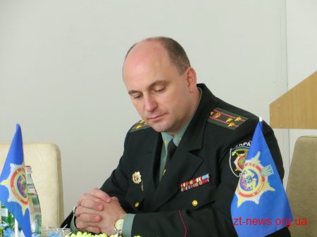 Колективу управління ДПтС України в Житомирській області та керівництву УВП області представили начальника управління Василя Михайловича Бурака