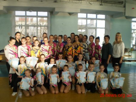 В Житомирі відбулися змагання чемпіонату області зі спортивної аеробіки