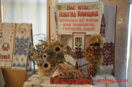 На сцені драмтеатру творчі колективи Новоград-Волинського району представили свій край