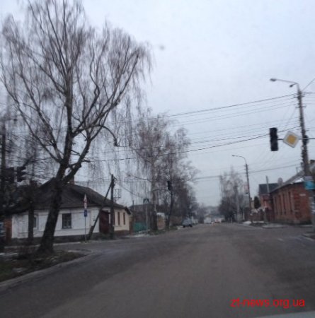 У Житомирі на "небезпечних" перехрестях не працюють світлофори