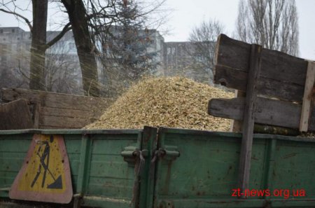 У Житомирі презентували машину для перероблення гілля