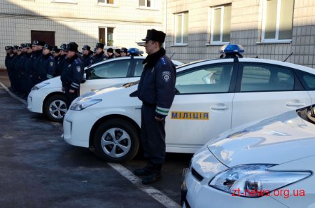 Автопарк  патрульної служби УМВС України в Житомирській області поповнився новими автомобілями