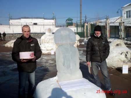 Серед засуджених відбувся конкурс снігових фігур «Снігові фантазії, що роблять нас вільними»