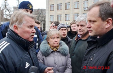 Онлайн трансляція з мітингу на площі Корольова