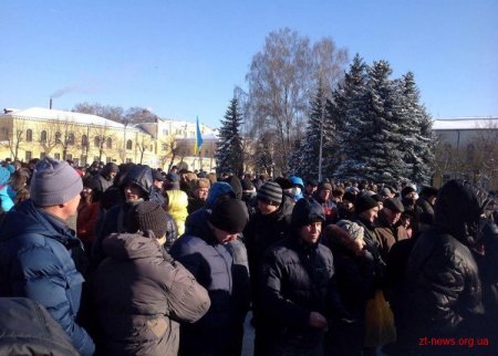 Житомиряни вшанують пам’ять “Небесної Сотні”