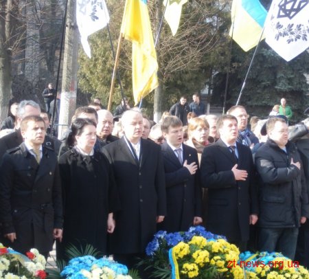 У Житомирі відбулися урочистості з нагоди 200-річчя від дня народження Тараса Шевченка