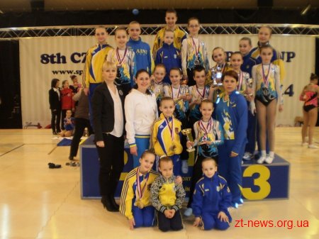 Житомирські спортсмени взяли участь у відкритому чемпіонаті Чехії зі спортивної аеробіки