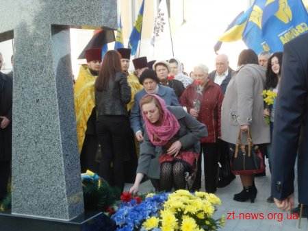 У Житомирі відкрили знак борцям за волю України Миколі Сціборському та Омеляну Сенику