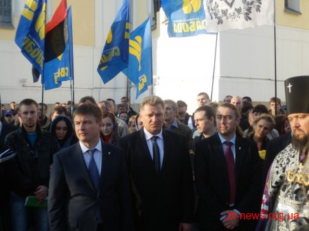 У Житомирі відкрили знак борцям за волю України Миколі Сціборському та Омеляну Сенику