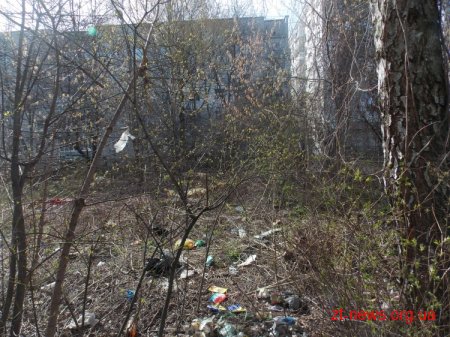 Близько 300 активістів прибрали територію поблизу занедбаного дитячого садочку