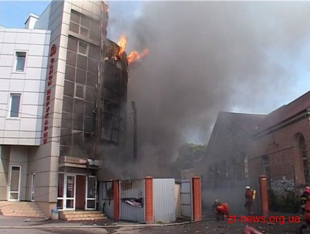 У Бердичеві горів автовокзал