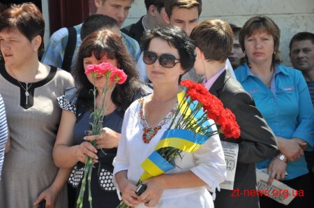 У Чуднові було урочисто відкрито пам’ятник Тарасу Шевченку