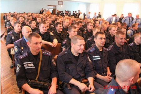 У Житомир повернулися 200 міліціонерів, які забезпечували охорону громадського порядку в Луганській області
