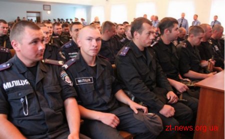 У Житомир повернулися 200 міліціонерів, які забезпечували охорону громадського порядку в Луганській області