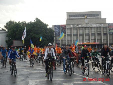 Велосипедисти Житомира вже ввосьме приєдналися до всеукраїнської акції «Велодень»