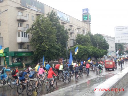 Велосипедисти Житомира вже ввосьме приєдналися до всеукраїнської акції «Велодень»