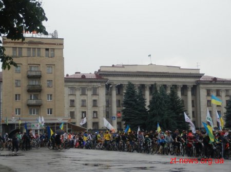 Велосипедисти Житомира вже ввосьме приєдналися до всеукраїнської акції «Велодень»
