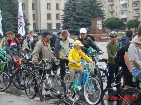 Велосипедисти Житомира вже ввосьме приєдналися до всеукраїнської акції «Велодень»