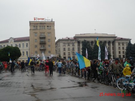 Велосипедисти Житомира вже ввосьме приєдналися до всеукраїнської акції «Велодень»