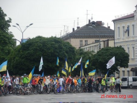 Велосипедисти Житомира вже ввосьме приєдналися до всеукраїнської акції «Велодень»