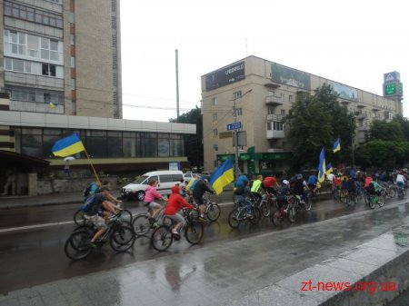 Велосипедисти Житомира вже ввосьме приєдналися до всеукраїнської акції «Велодень»