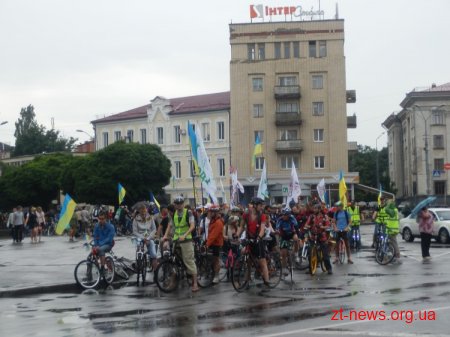 Велосипедисти Житомира вже ввосьме приєдналися до всеукраїнської акції «Велодень»