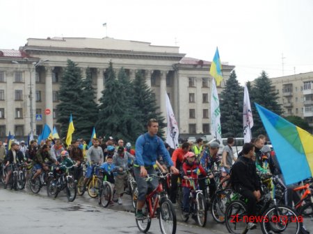 Велосипедисти Житомира вже ввосьме приєдналися до всеукраїнської акції «Велодень»