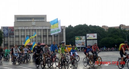 Велосипедисти Житомира вже ввосьме приєдналися до всеукраїнської акції «Велодень»