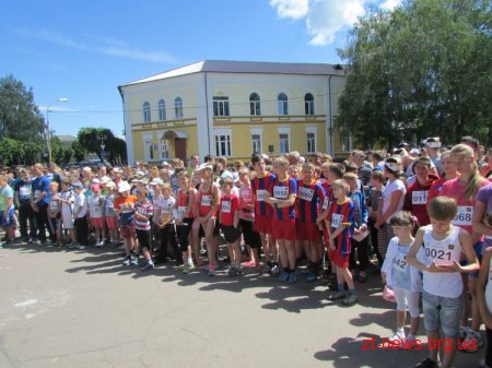 У Житомирі відбулося відкриття легкоатлетичного пробігу з нагоди «Олімпійського дня»